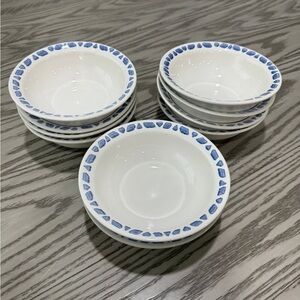 Vintage Pfaltzgraff Summer Garden 6.5in Cereal Bowls